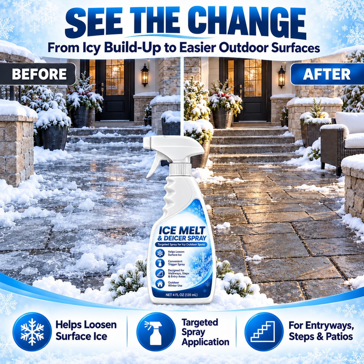 🐾LESS ICE. MORE HAPPY PAWS. ❄️ MAKE WINTER EASIER FOR YOU & YOUR PETS.❄️