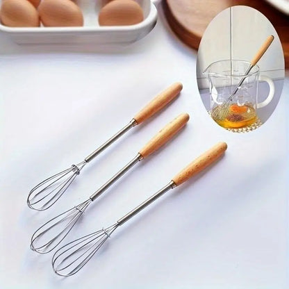Wooden Handle Whisk