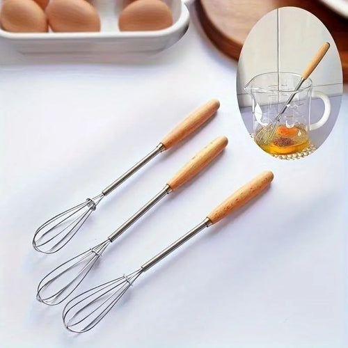 Wooden Handle Whisk