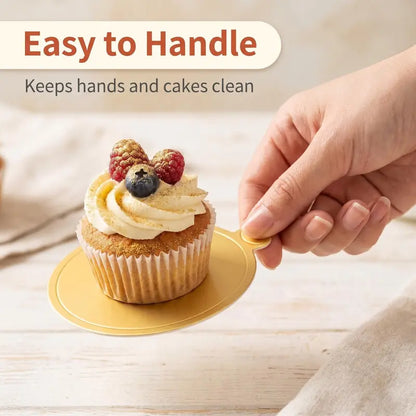 Food Grade Round Paper Cupcake Baking Trays