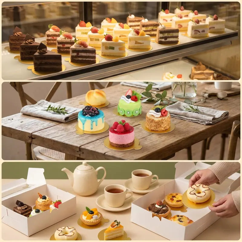 Food Grade Round Paper Cupcake Baking Trays