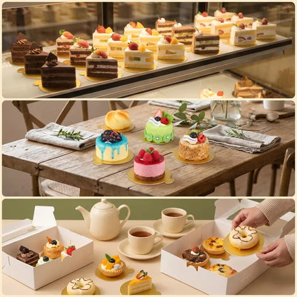 Food Grade Round Paper Cupcake Baking Trays