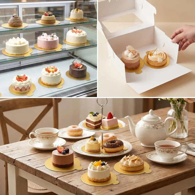 Food Grade Round Paper Cupcake Baking Trays