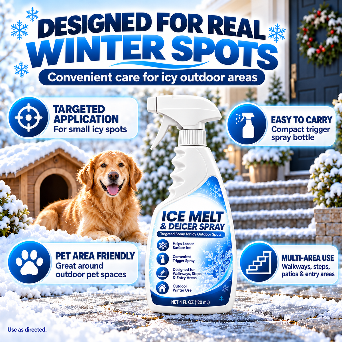 🐾LESS ICE. MORE HAPPY PAWS. ❄️ MAKE WINTER EASIER FOR YOU & YOUR PETS.❄️