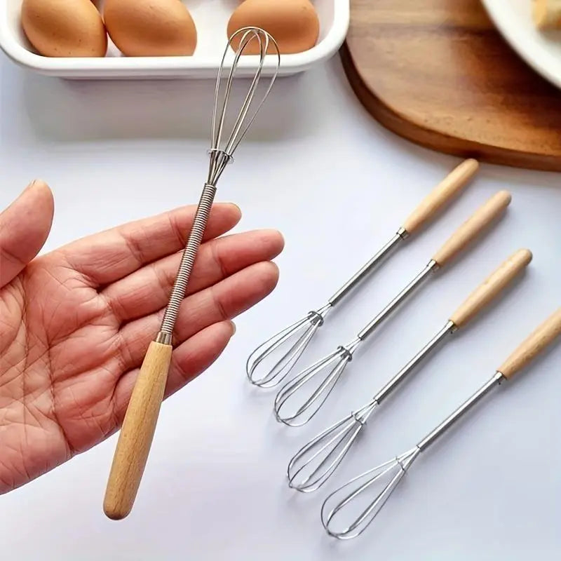 Wooden Handle Whisk