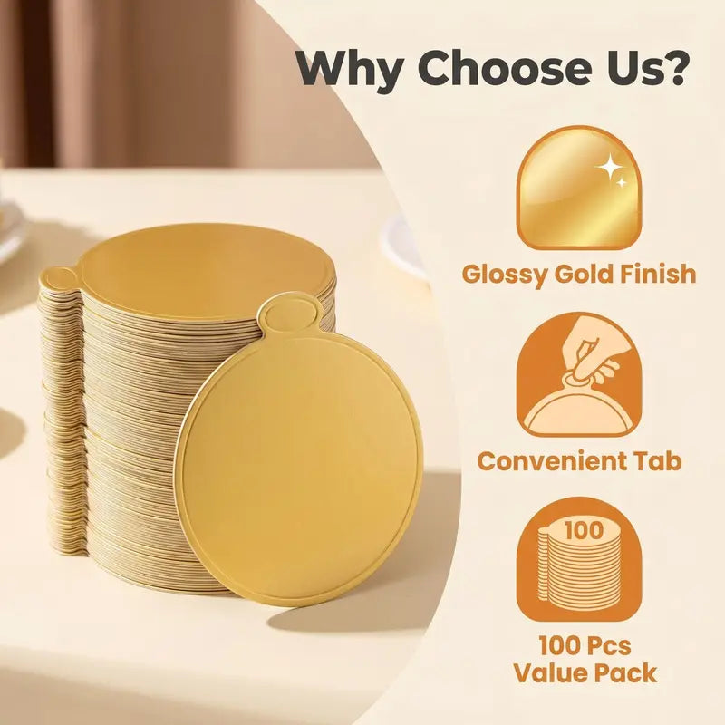 Food Grade Round Paper Cupcake Baking Trays