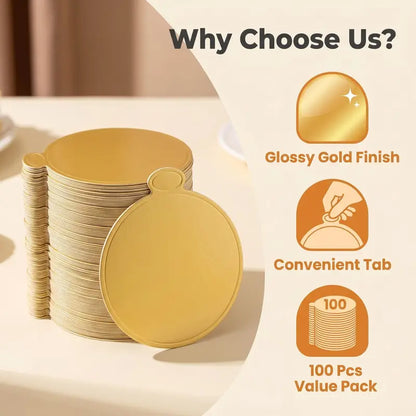 Food Grade Round Paper Cupcake Baking Trays