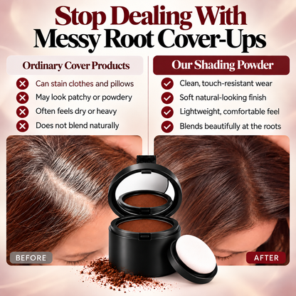 Cover Gray Hair & Roots in Seconds Without Hair Dye – Natural-Looking, Effortless Coverage